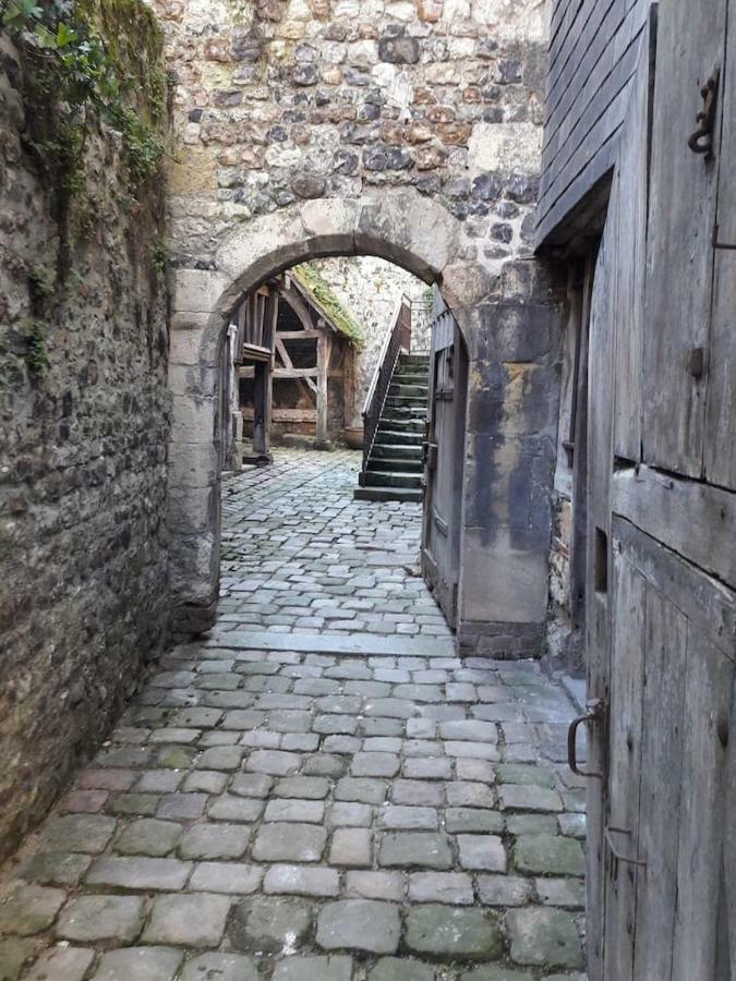 maison de ville idéalement située à honfleur avec parking Exterior foto